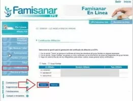 Descargar Certificado Famisanar De Afiliación 【 Actual 2024